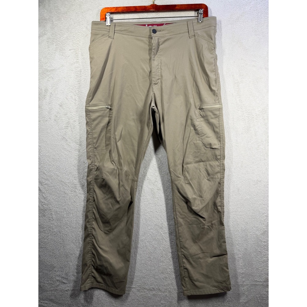 Wrangler Cargo Pants Mens 40x32 Tan All Terrain Gear Hiking Utility 10NW788FR
